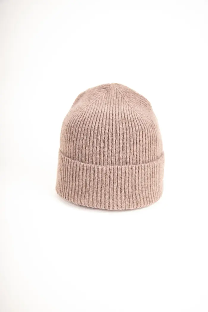Grote Beanie aus recycled Kaschmir