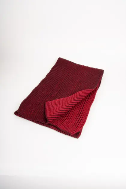 Grote Strickschal Merino zweifarbig