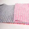 Grote Strickschal Wollmix bunt