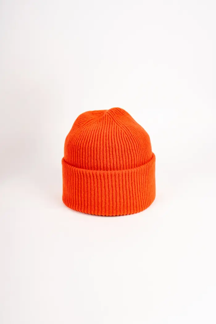 Grote Umschlagmütze aus recycled Kaschmir