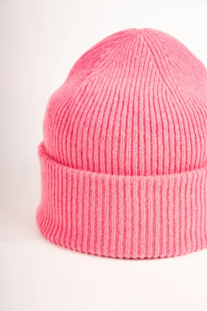 Grote Umschlagmütze aus recycled Kaschmir