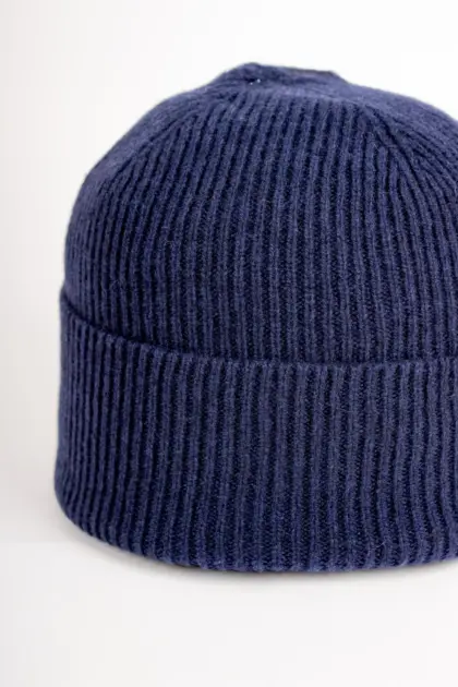 Grote Beanie aus recycled Kaschmir