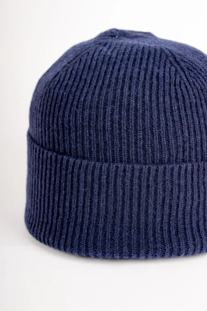 Grote Beanie aus recycled Kaschmir