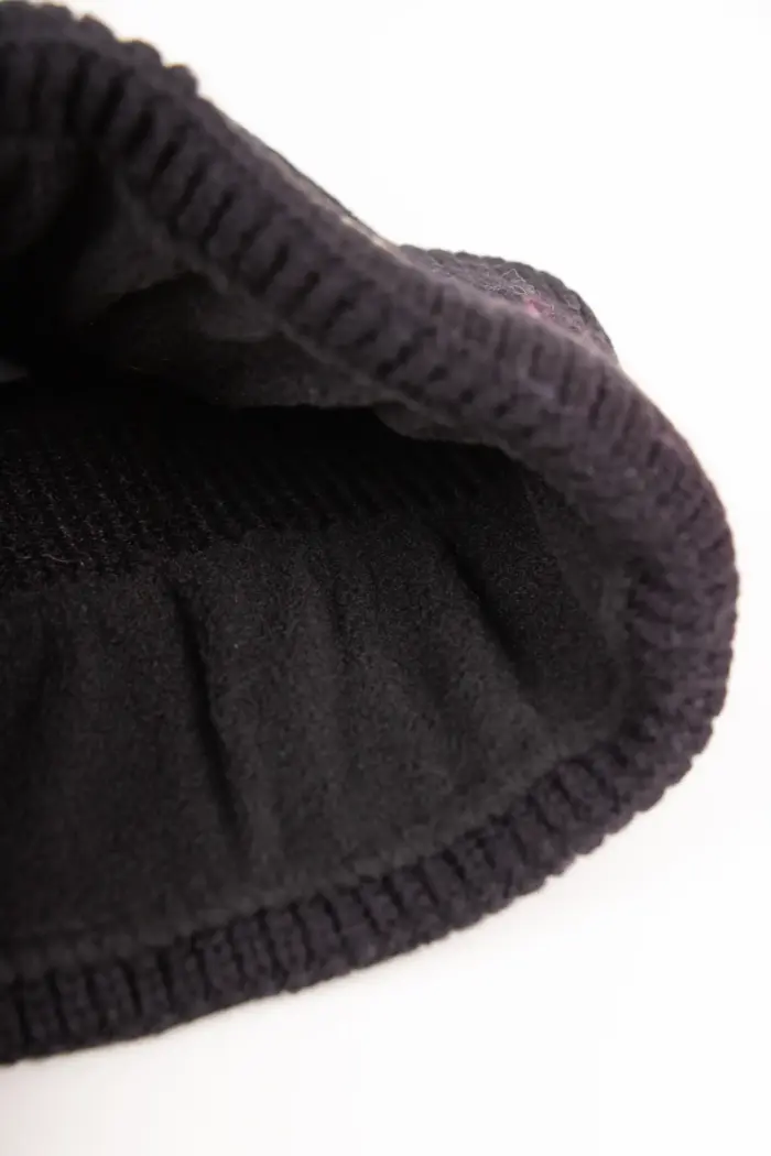 Seeberger Strickmütze Umschlag mit Futter