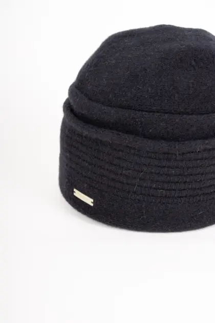 Seeberger Toque aus Wollwalk