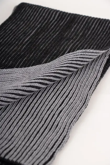 Grote Strickschal Merino zweifarbig