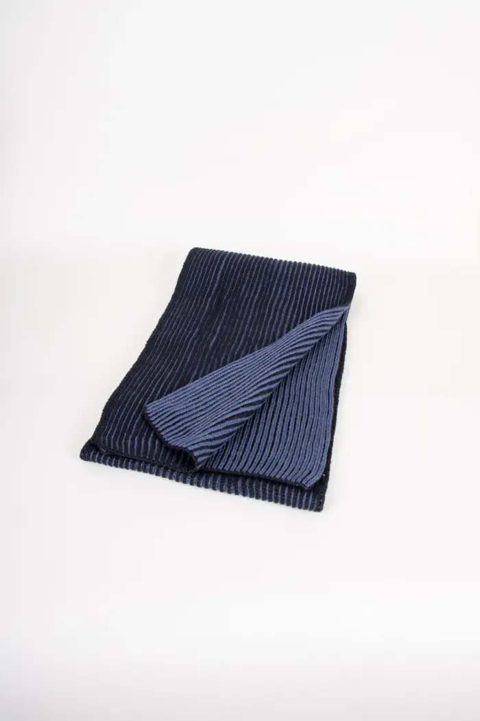 Grote Strickschal Merino zweifarbig