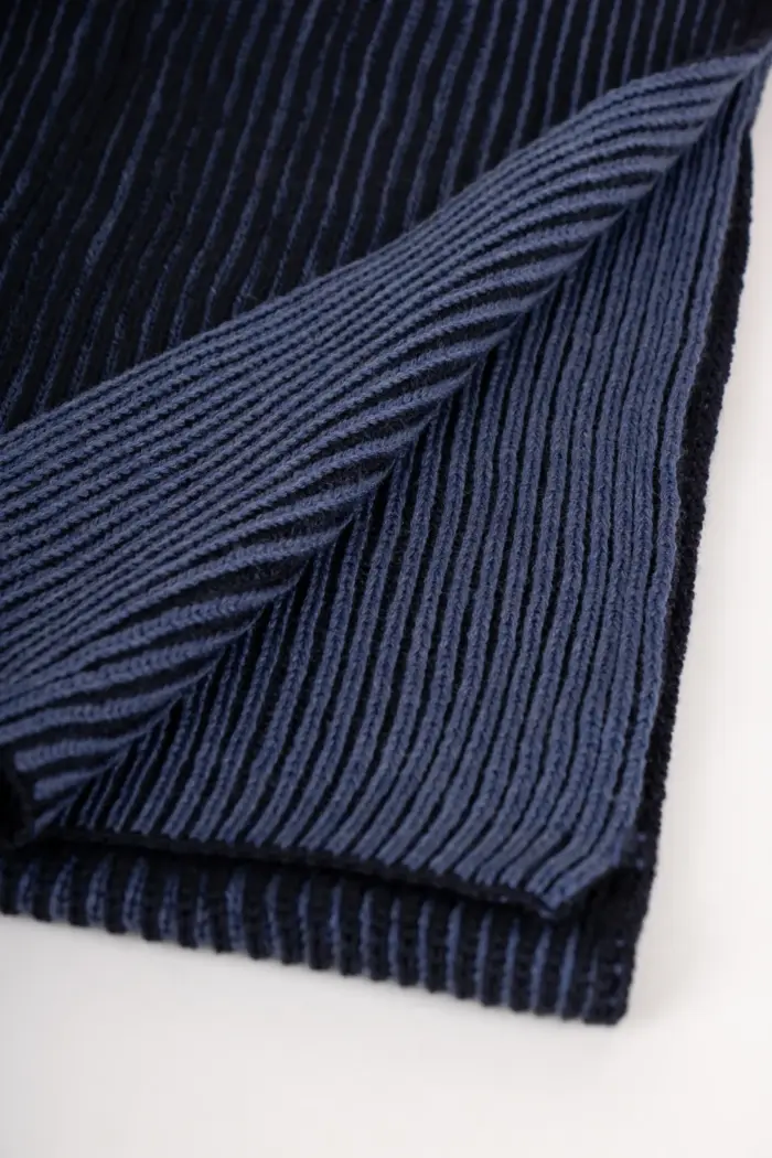 Grote Strickschal Merino zweifarbig