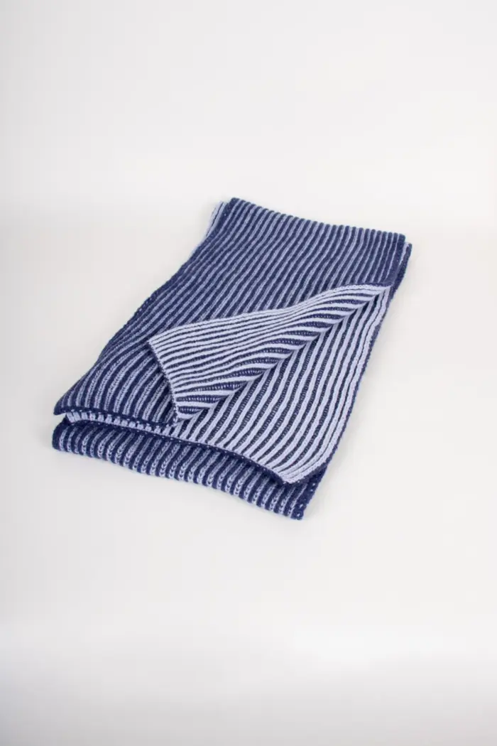 Grote Strickschal zweifarbig Extrafein