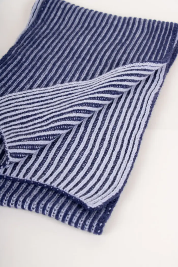 Grote Strickschal zweifarbig Extrafein