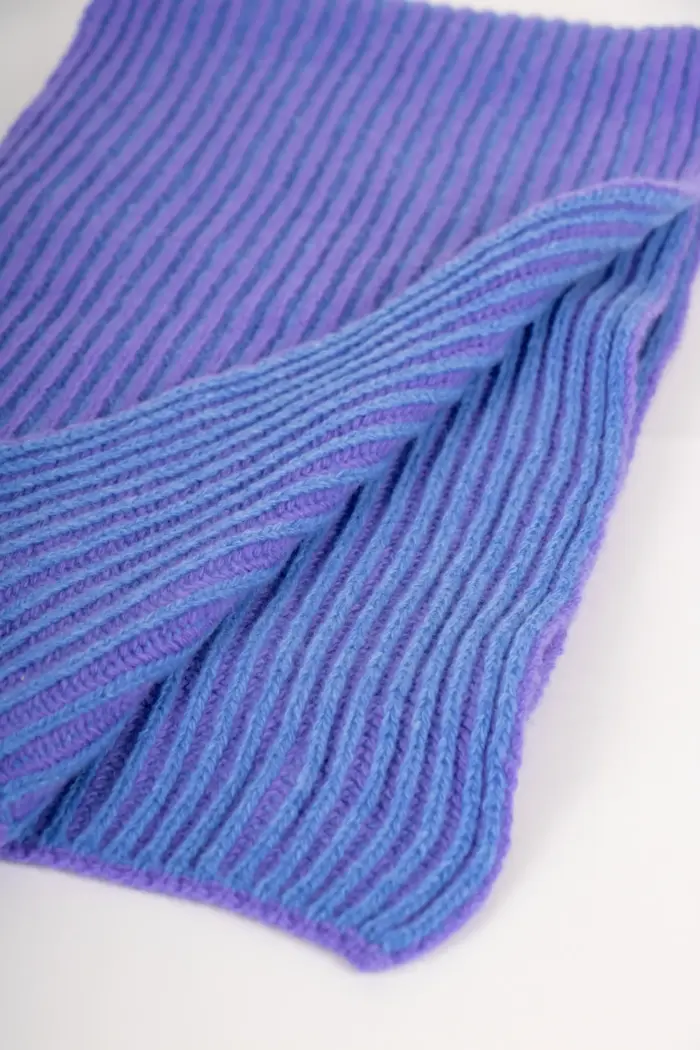 Grote Strickschal zweifarbig Extrafein