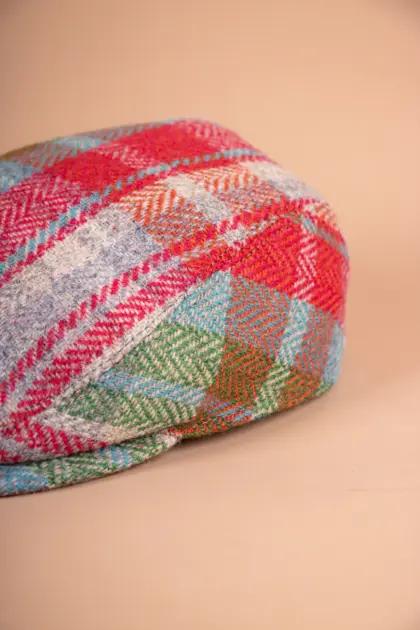 Bullani Sportmütze Harris Tweed bunt