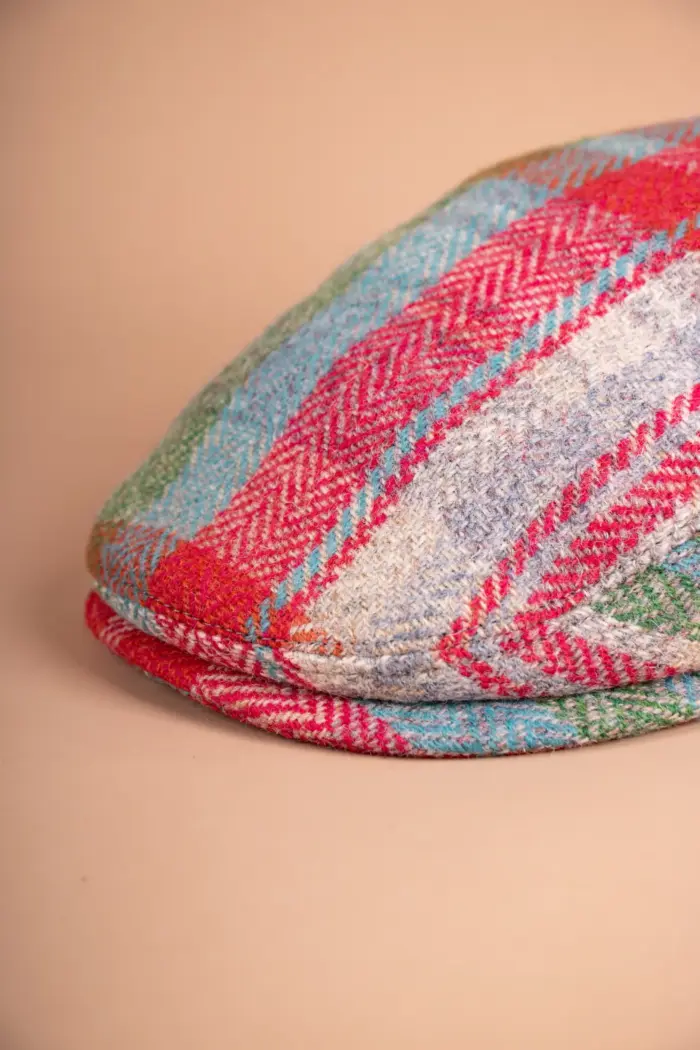 Bullani Sportmütze Harris Tweed bunt