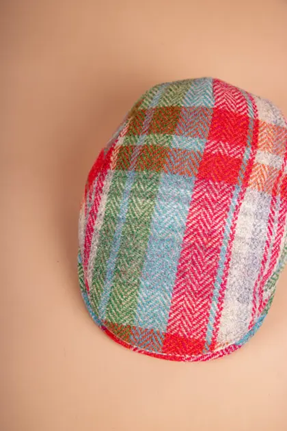 Bullani Sportmütze Harris Tweed bunt