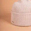 Seeberger Strickmütze Umschlag mit Futter