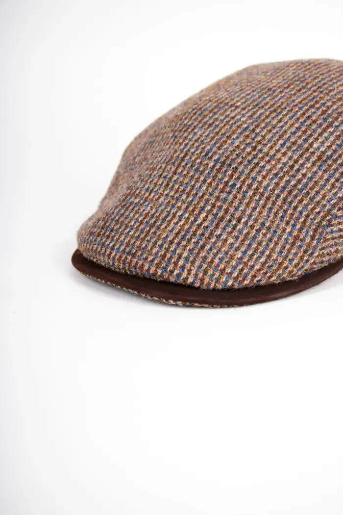 City Sport Luc Harris Tweed mit Leder