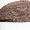 City Sport Luc Harris Tweed mit Leder