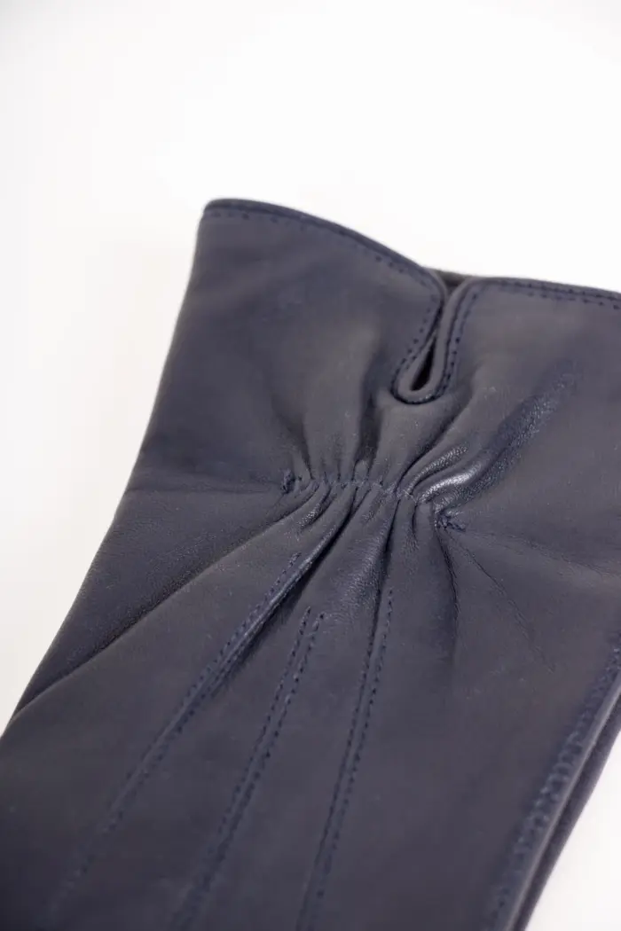 Szendelbacher Damen Lederhandschuh gerafft