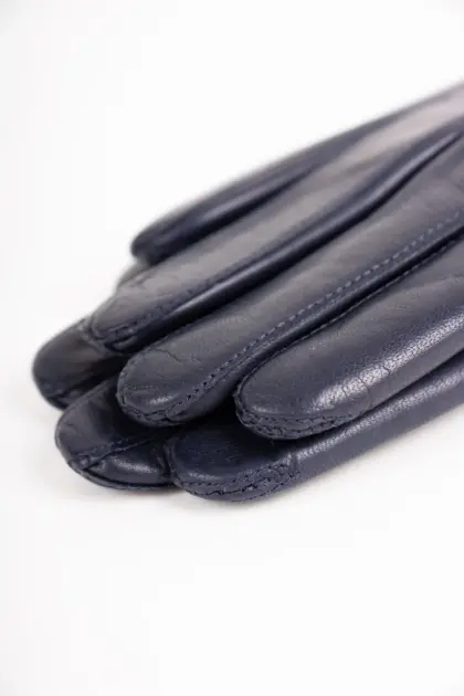 Szendelbacher Damen Lederhandschuh gerafft