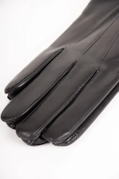 Szendelbacher Damen Lederhandschuh gerafft