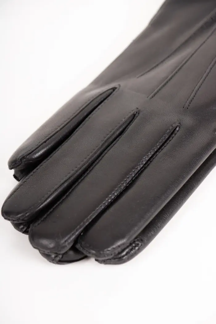 Szendelbacher Damen Lederhandschuh gerafft