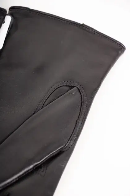 Szendelbacher Damen Lederhandschuh gerafft