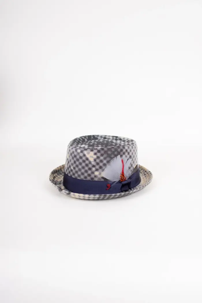 Alfonso D'Este Pork Pie Silbergrau