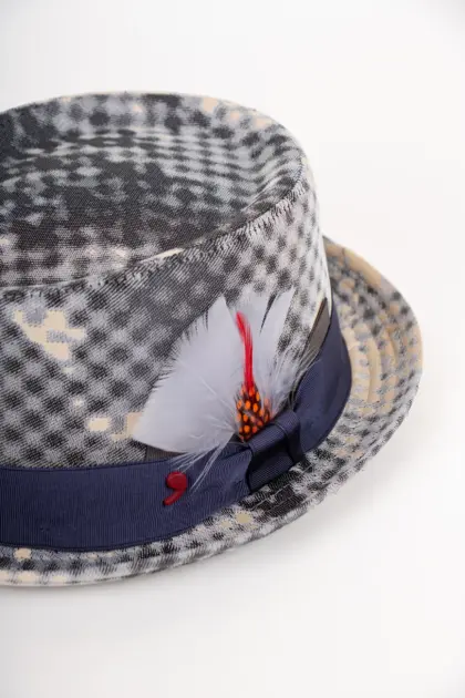 Alfonso D'Este Pork Pie Silbergrau