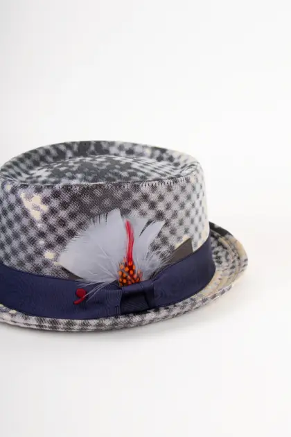 Alfonso D'Este Pork Pie Silbergrau