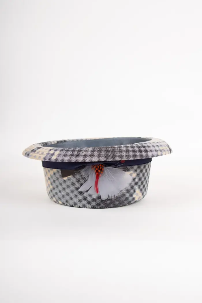 Alfonso D'Este Pork Pie Silbergrau