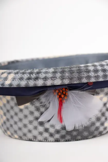 Alfonso D'Este Pork Pie Silbergrau