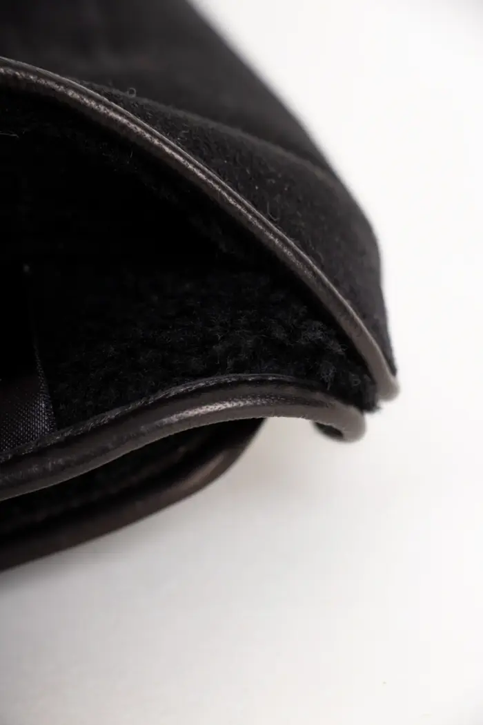 Szendelbacher Lammfell Handschuhe Schwarz