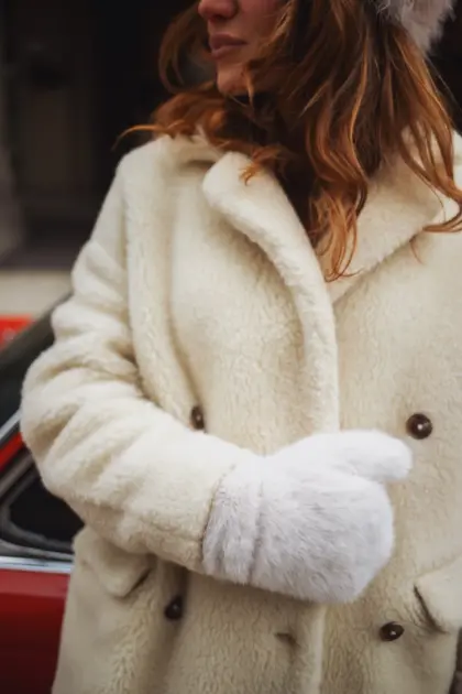 Kama Fäustlinge Fake Fur